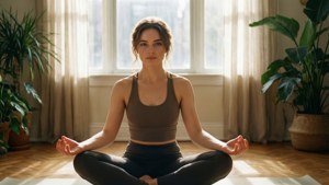 Sunlit Yoga Session