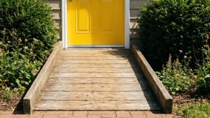 Sunny Accessibility Ramp