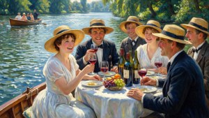 Sunny Boating Party