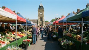 Sunny Market Morning
