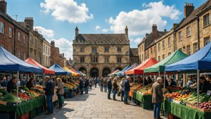 Sunny Market Morning
