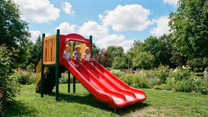 Sunny Park Slide Fun