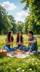 Sunny Picnic with Cousins