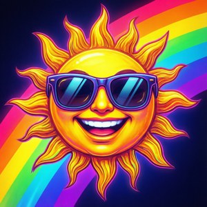 Sunny Rainbow Vibes
