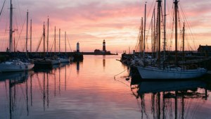 Sunrise at Greenwich Harbor