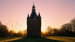 Sunrise at Oldehove