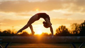 Sunrise Backbend Silhouette