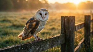 Sunrise Barn Owl