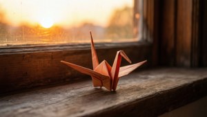 Sunrise Crane