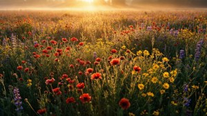 Sunrise Meadow Wildflowers