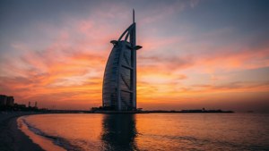 Sunrise over Burj Al Arab