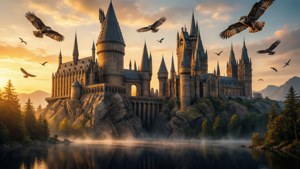 Sunrise Over Hogwarts