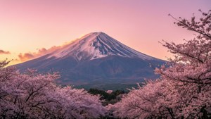 Sunrise Over Mount Fuji