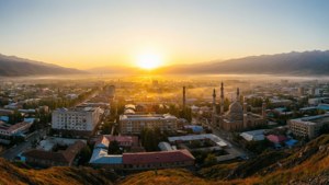 Sunrise Over Osh