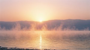 Sunrise Over the Dead Sea