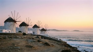 Sunrise Over Windmills