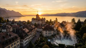Sunrise Over Yverdon