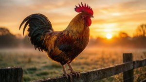 Sunrise Rooster Majesty
