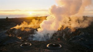 Sunrise Steam Vents