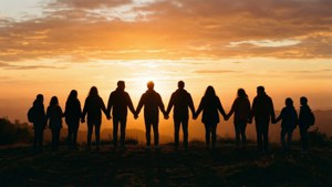 Sunrise Unity Silhouette