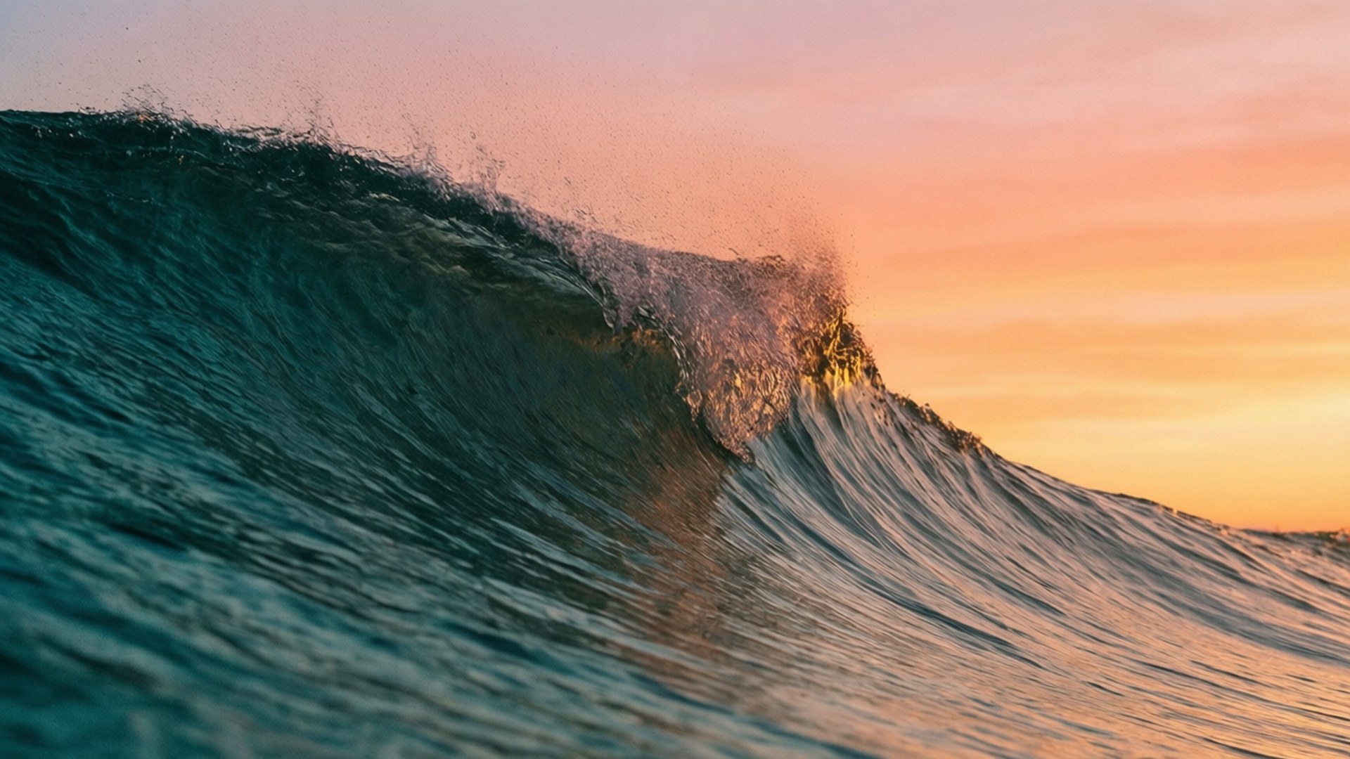 Sunrise Wave Foam by Wallpapers.art Studio