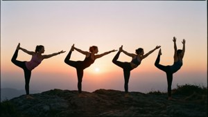 Sunrise Yoga on the Cliff
