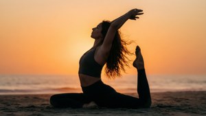 Sunrise Yoga Silhouette