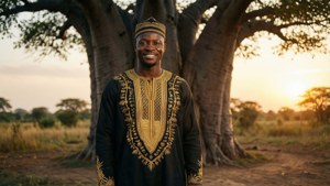 Sunset Agbada Elegance