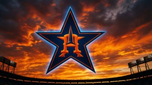 Sunset Astros Silhouette
