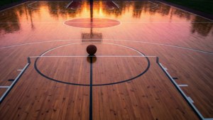 Sunset at Center Court