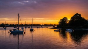 Sunset at Greenwich Harbor