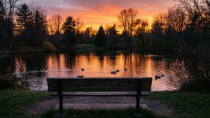 Sunset at Professor's Lake