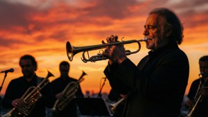 Sunset Band Silhouettes