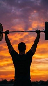 Sunset Barbell Lift