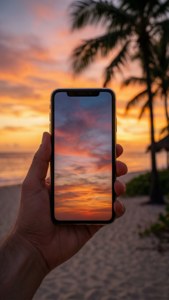 Sunset Beach iPhone