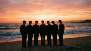 Sunset Beach Silhouettes