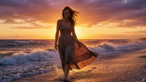 Sunset Beach Walk