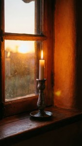 Sunset Candle