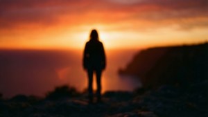 Sunset Cliff Blur