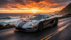 Sunset Coastal Drive