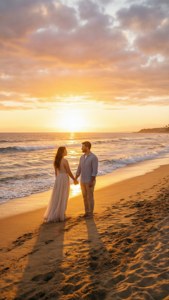 Sunset Couple Love