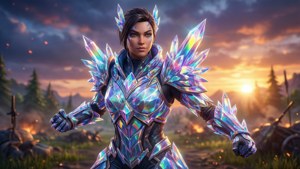 Sunset Crystal Warrior