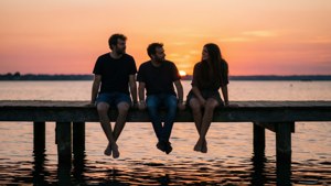Sunset Dock Friends