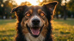 Sunset Dog Glow