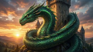 Sunset Dragon Tower