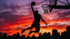 Sunset Dunk Silhouette