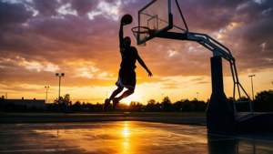 Sunset Dunk Silhouette