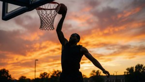 Sunset Dunk Silhouette
