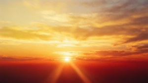 Sunset Fade Horizon