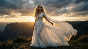 Sunset Fantasy Gown